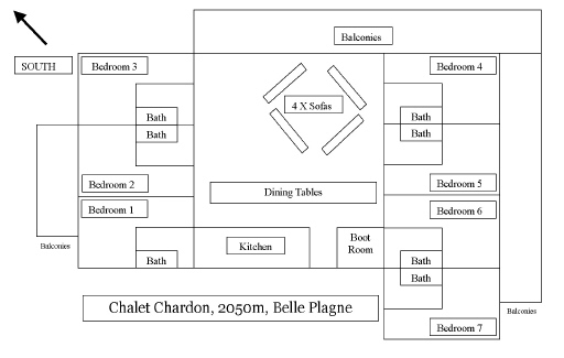 Chalet Chardon Plan