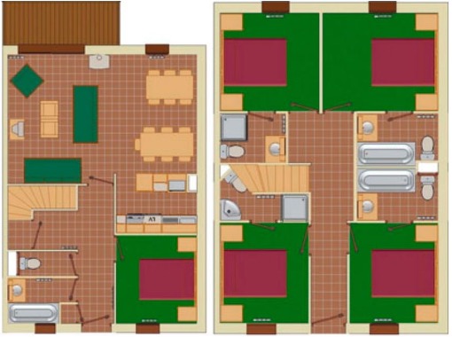 2-5 Person Apartment Plan